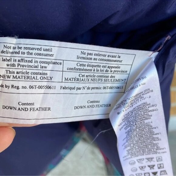 Burton Mecca Trench Down JacketLongPlaid Trench XS - Picture 16 of 16